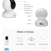 Cámara de seguridad Wi-Fi para interiores con visión nocturna – Outlet360Mx