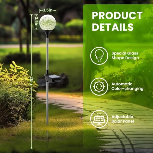 Luces solares para jardín con sensor de movimiento – Outlet360Mx