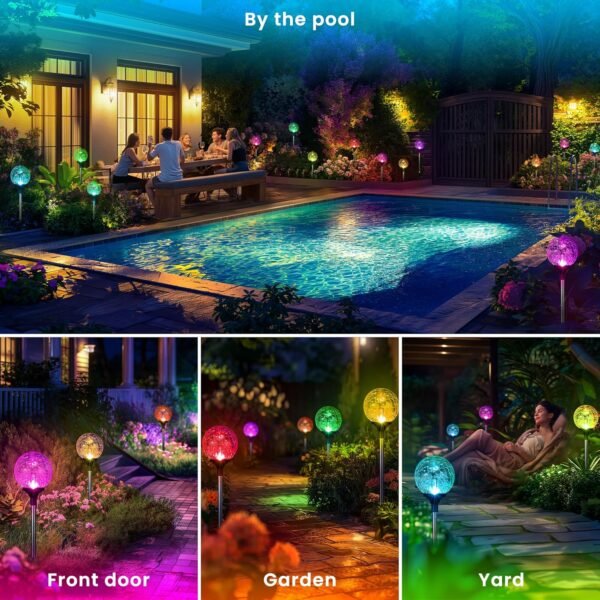 Luces solares para jardín con sensor de movimiento – Outlet360Mx