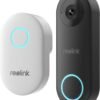 timbre video WiFi REOLINK 2K instalado en puerta