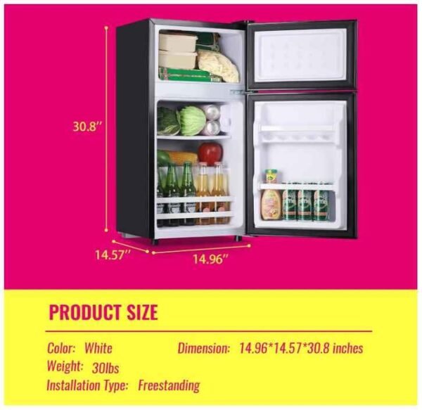 Mini refrigerador compacto con diseño moderno – Outlet360Mx