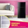 Mini refrigerador compacto con diseño moderno – Outlet360Mx