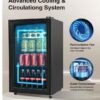 Mini refrigerador compacto con diseño moderno – Outlet360Mx