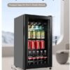 Mini refrigerador compacto con diseño moderno – Outlet360Mx