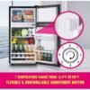 Mini refrigerador compacto con diseño moderno – Outlet360Mx