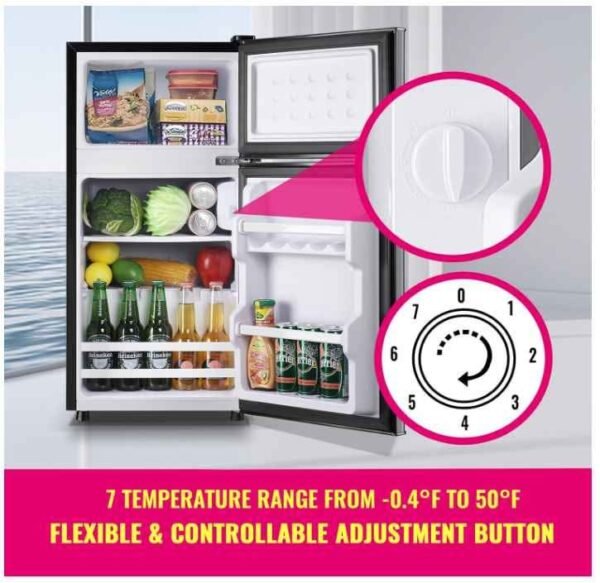 Mini refrigerador compacto con diseño moderno – Outlet360Mx