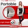 escalera 2 peldaños plegable HBTower -Outlet360Mx